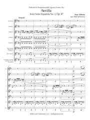 Albeniz (arr. Johnston) - Sevilla from Suite Espanola for Clarinet Choir - CC352