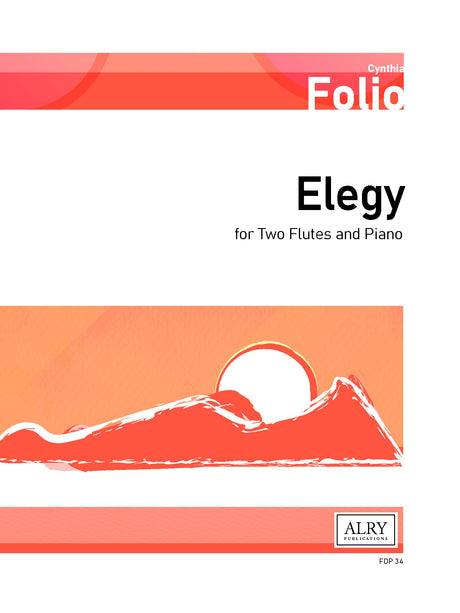 Folio - Elegy for Two Flutes and Piano - FDP34