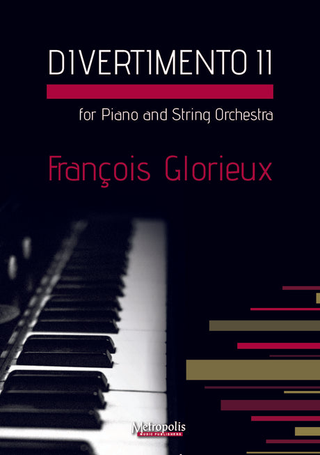 Glorieux - Divertimento 2 for Piano and String Orchestra - PNS7779EM