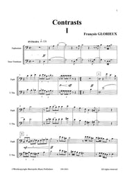 Glorieux - 6 Contrasts for Euphonium and Trombone - CM6661EM