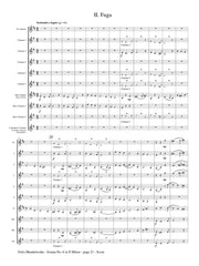 Mendelssohn (arr. Johnston) - Sonata No. 6 in D Minor for Clarinet Choir  - CC142
