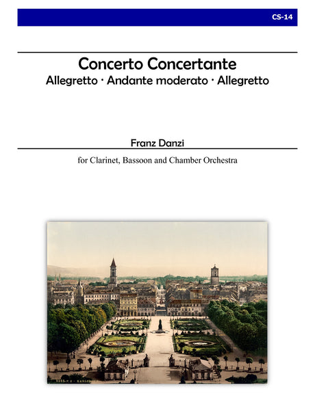 Danzi (ed. Johnston) - Concerto Concertante for Clarinet, Bassoon and Chamber Orchestra - CS14