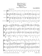 Hiketick - Balkan Dance No. 2, Elegatni Ples (Clarinet Quartet) - CQ6257EM