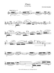Alexander - Chaco for Solo Flute - F46