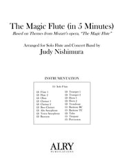 Nishimura - The Magic Flute in 5 Minutes (Solo Flute and Concert Band) - FB109
