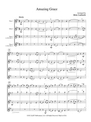 Lombardo - Amazing Grace (Flute Quartet) - FQ07