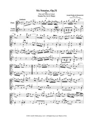 Boismortier - Six Sonates, Op. 51 - PMD22