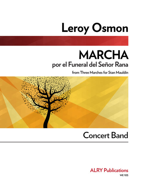 Osmon - Marcha por el Funeral del Señor Rana (Concert Band) - WE105