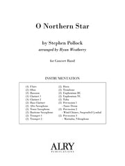 Pollock (arr. Westberry) - O Northern Star (Concert Band) - WE109