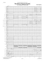 Yagisawa - The Bells of Sagrada Familia for Wind Band - WE6253EM