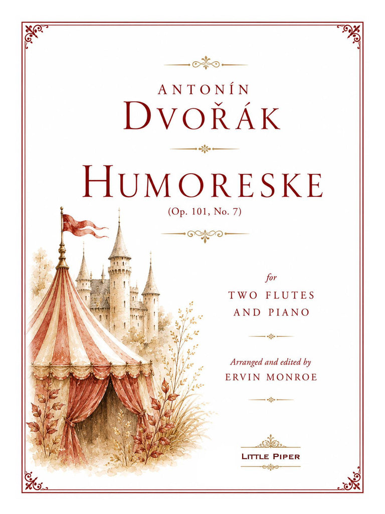 Dvorak (ed. Monroe) - Humoreske Two Flutes and Piano - 2FP-D1