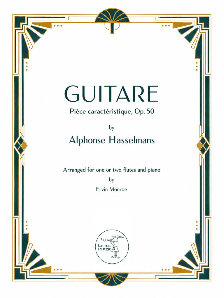 Hasselmans (arr. Monroe) - Guitare for One or Two Flutes and Piano - 2FP-H3