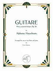 Hasselmans (arr. Monroe) - Guitare for One or Two Flutes and Piano - 2FP-H3