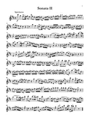 Telemann (ed. Monroe) - Seven Canonic Sonatas for Two Flutes - 2F-T1