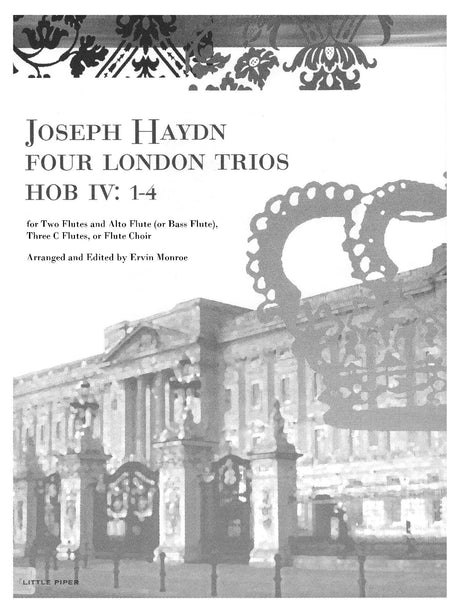 Haydn (arr. Monroe) - Four London Trios for Flute Trio (or Flute Choir) - 3F-H1