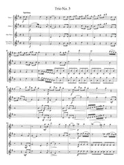 Haydn (arr. Monroe) - Four London Trios for Flute Trio (or Flute Choir) - 3F-H1