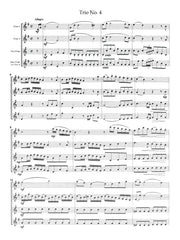 Haydn (arr. Monroe) - Four London Trios for Flute Trio (or Flute Choir) - 3F-H1