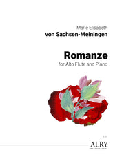 von Sachsen-Meiningen - Romanze for Alto Flute and Piano - A47