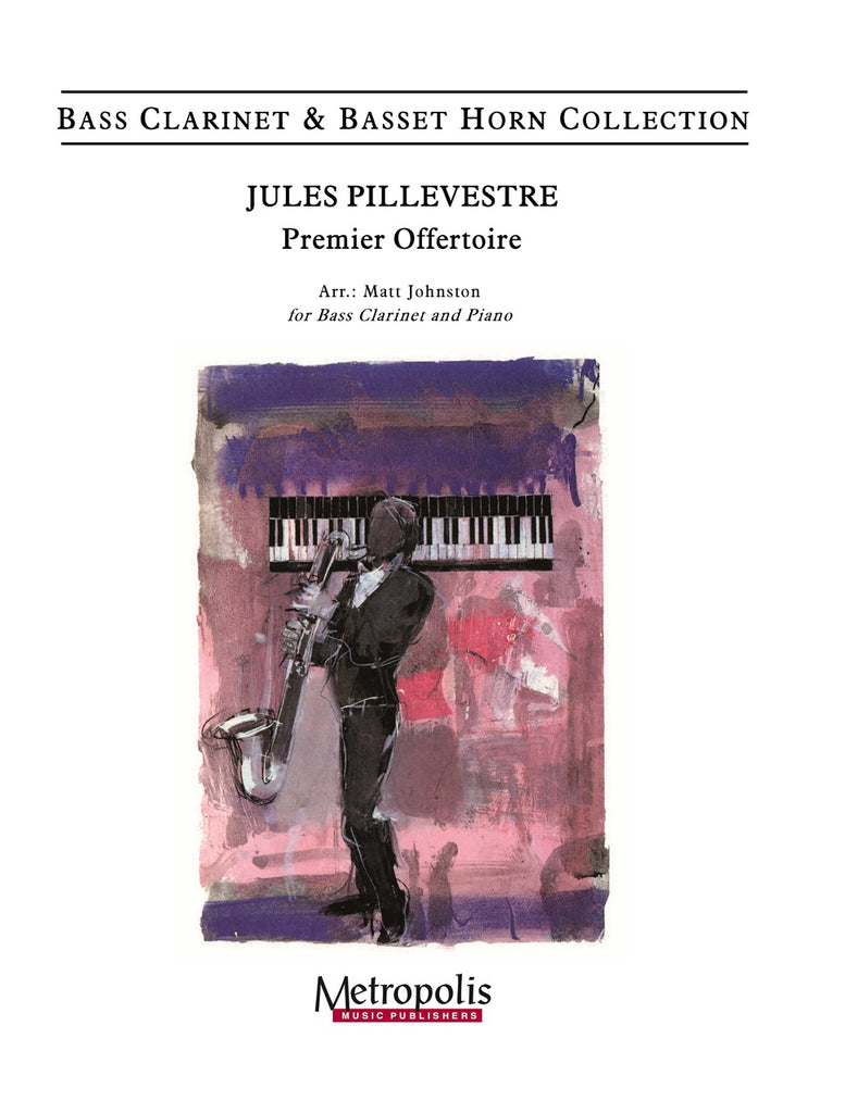 Pillevestre (arr. Johnston) - Premier Offertoire for Bass Clarinet and Piano - BCP7875EM