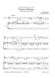 Pillevestre (arr. Johnston) - Premier Offertoire for Bass Clarinet and Piano - BCP7875EM