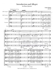 Osmon - Introduction and Allegro for Brass Quintet - BR07