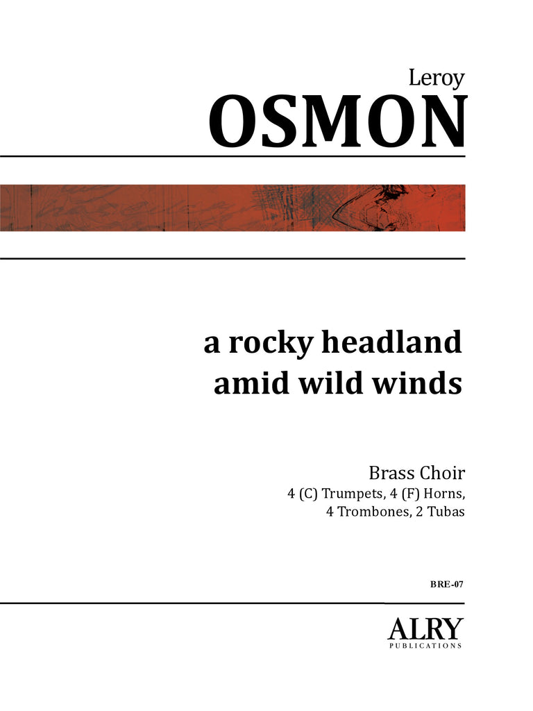 Osmon - A rocky headland amid wild winds for Brass Choir - BRE07