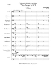 Osmon - Concerto No. 4 for Solo Tuba, 10 Trombones, and Percussion - BRE08