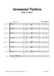 Hogestein - Ceremonial Fanfare for Brass Ensemble - BRE250201UMMP