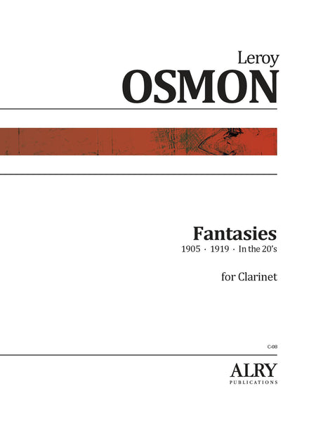 Osmon - Fantasies for Clarinet - C08