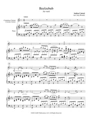 Catozzi (arr. Rosati) - Beelzebub for Contra Clarinet and Piano - CBCP13