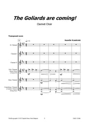 Kruisbrink - The Goliards are coming for Clarinet Choir - CC122080DMP