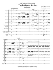 Rossini (arr. Johnston) - The Barber of Seville Overture for Clarinet Choir - CC160