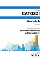 Catozzi (arr. Rosati) - Beelzebub (Solo Contra Clarinet and Clarinet Choir) - CC273