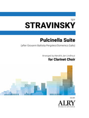 Stravinsky (arr. Lindhout) - Pulcinella Suite for Clarinet Choir - CC351
