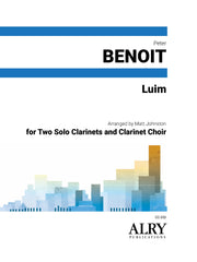 Benoit (arr. Johnston) - Luim for Clarinet Choir - CC353