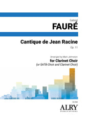 Faure (arr. Johnston) - Cantique de Jean Racine - CC354