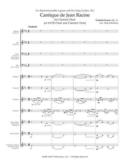 Faure (arr. Johnston) - Cantique de Jean Racine - CC354