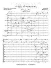 Johnston - To Bend the Knotted Oak for Harp and Clarinet Choir - CC359