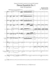 De Falla (arr. Johnston) - Danza Espanola No. 1 from 'La vida breve' for Clarinet Choir - CC362