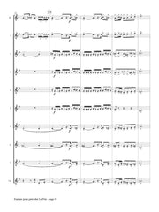 Dukas (arr. Johnston) - Fanfare pour preceder La Peri for Clarinet Choir - CC428