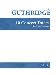 Guthridge - 10 Concert Duets for Two Clarinets - CD04