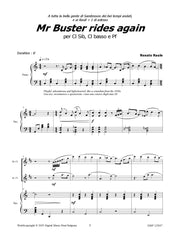 Raule - Mister Buster Rides Again for Clarinet and Bass Clarinet - CD125037DMP