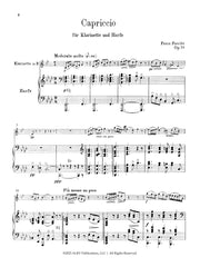 Poenitz - Capriccio, Op. 73 for Clarinet and Harp - CH02