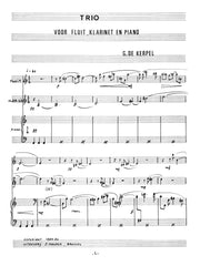 De Kerpel - Trio for Flute, Clarinet, and Piano - CM1395EJM