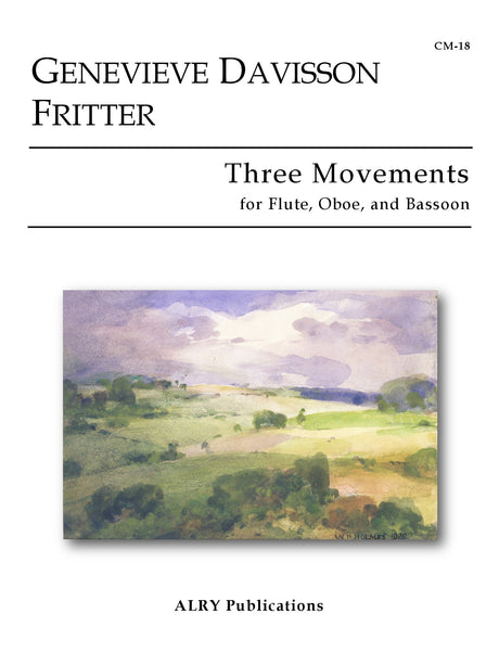 Fritter - Three Movements for Flute, Oboe and Bassoon - CM18