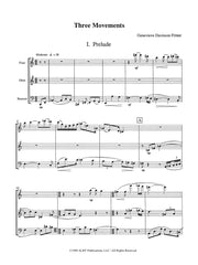 Fritter - Three Movements for Flute, Oboe and Bassoon - CM18