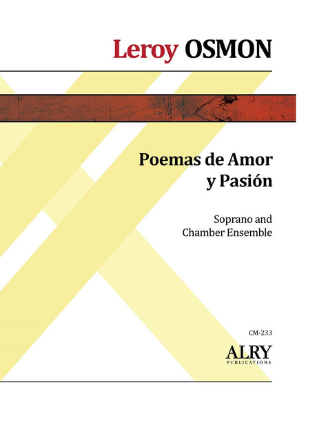 Osmon - Poemas de Amor y Pasión for Chamber Ensemble - CM233