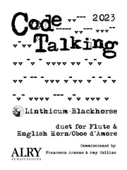 Linthicum-Blackhorse - Code Talking for Flute and English Horn/Oboe d'amore - CM238