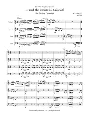 Osmon - ... and the encore is, tacocat! for String Quartet - CM245