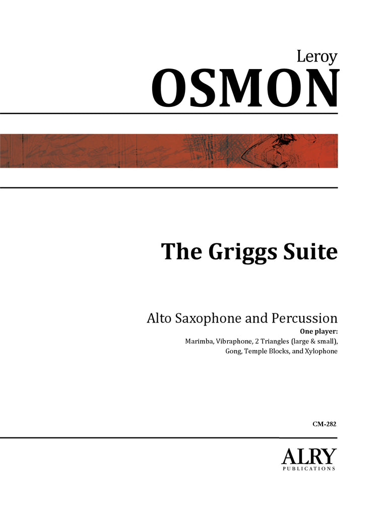 Osmon - The Griggs Suite for Alto Sax and Percussion